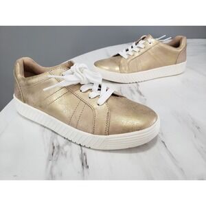 Soul Naturalizer Neela Gold Metallic Sneakers Womens 6.5 Low Top Lace Up Shoes